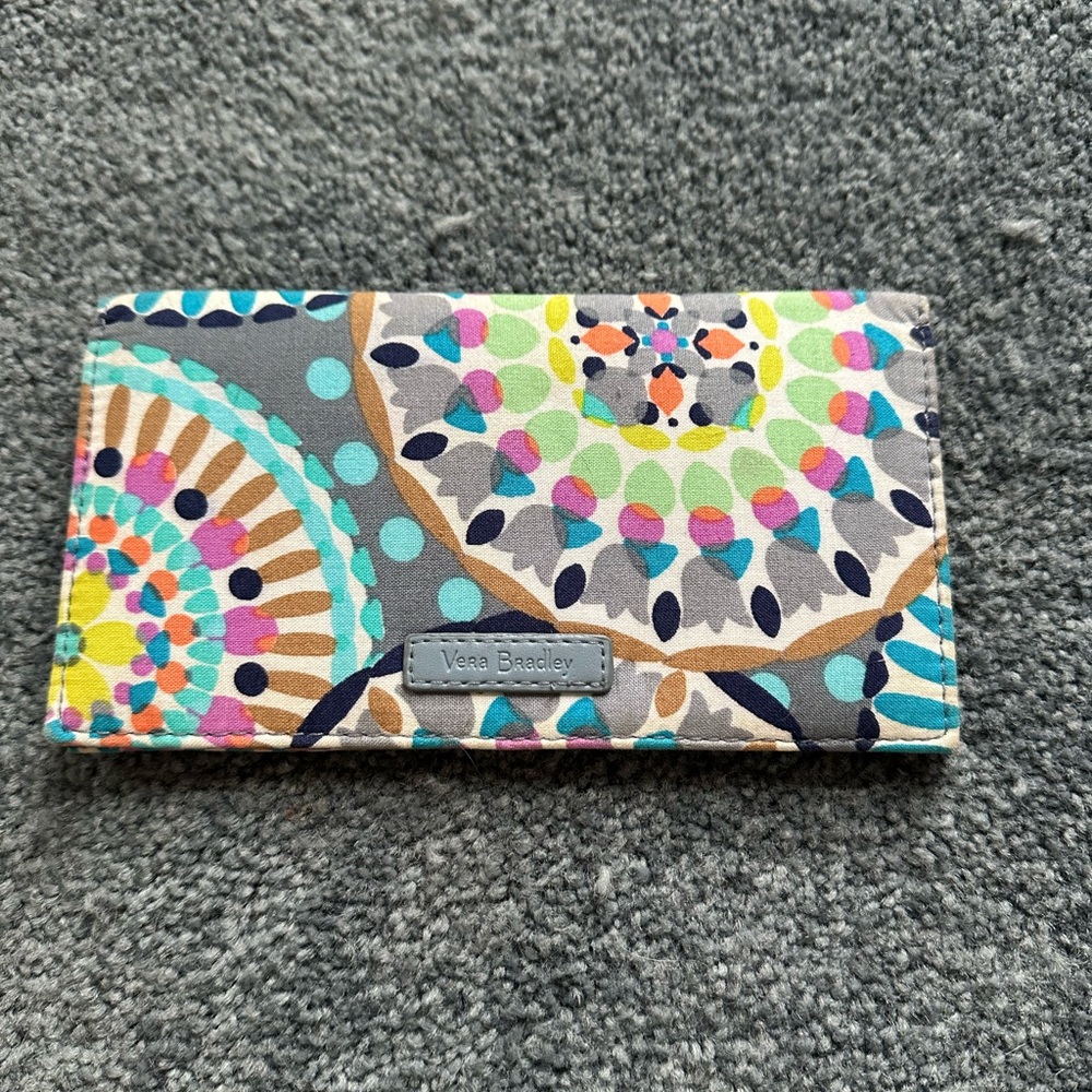 Vera Bradley Multicolor Check Book Holder